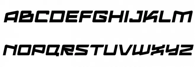 Logofontik 4F Italic Caratteri MAIUSCOLE