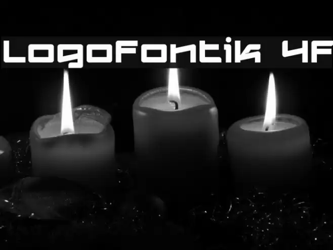 Logofontik 4F Font examples