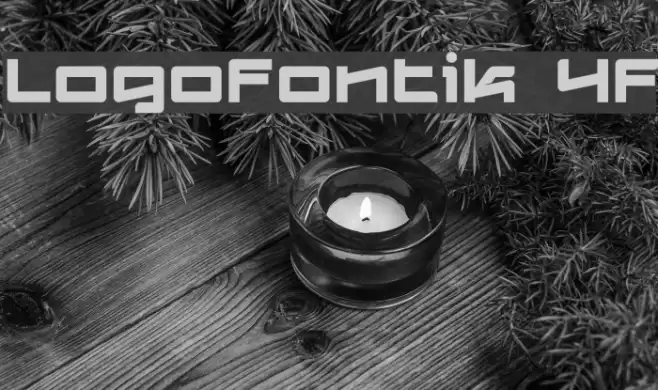 Logofontik 4F Font examples