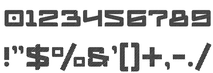 Logofontik Stripes 4F Fonte OUTROS PERSONAGENS