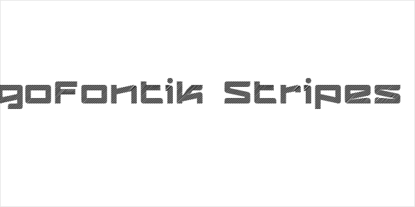 Logofontik Stripes 4F Logo