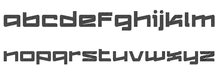 Logofontik Stripes 4F Fonte MINÚSCULAS