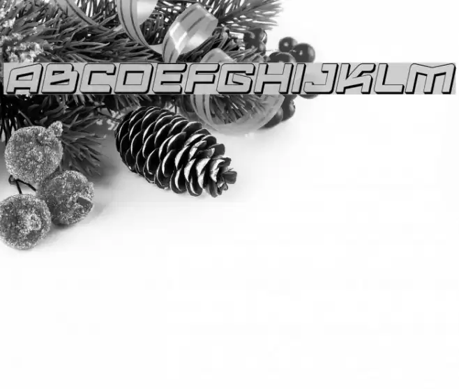 LogofontikExtruded4F-Italic خط examples