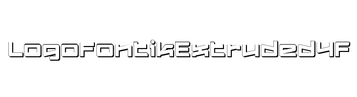 LogofontikExtruded4F Fonte