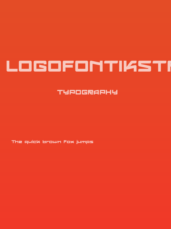 LogofontikStripes4F Poster