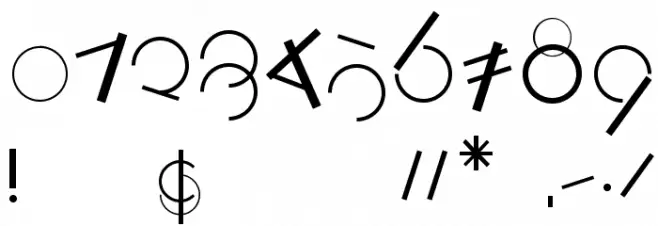 Logomatique Font OTHER CHARS