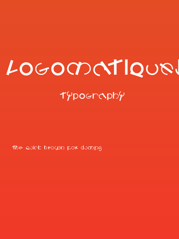 LogomatiqueBold Poster