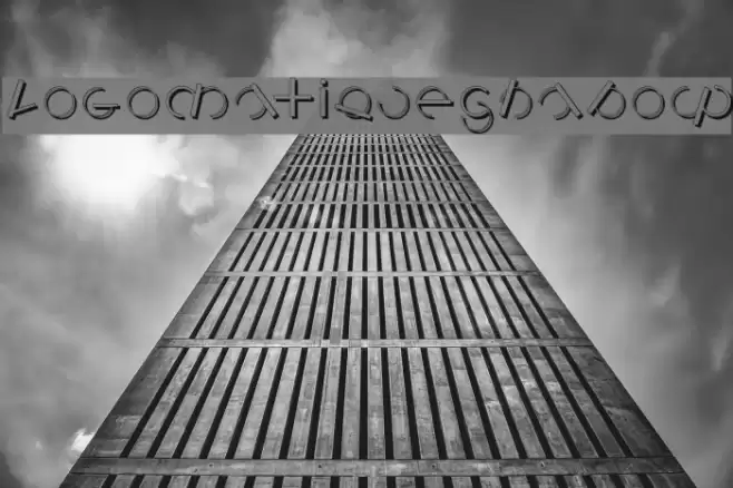 LogomatiqueShadow Font examples