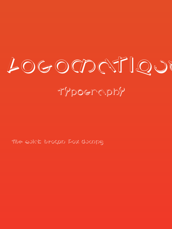 LogomatiqueShadow Poster