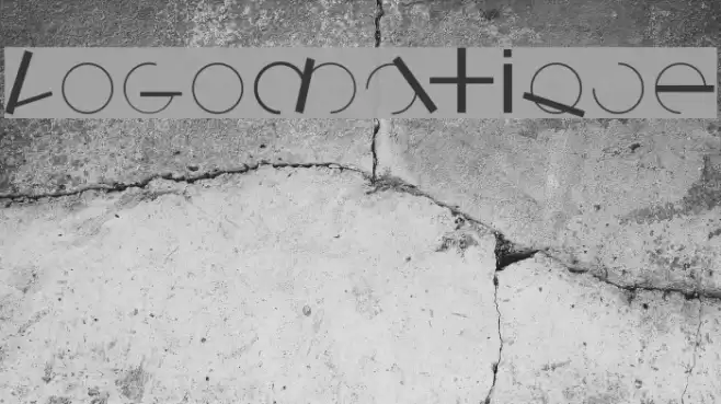Logomatique Font examples
