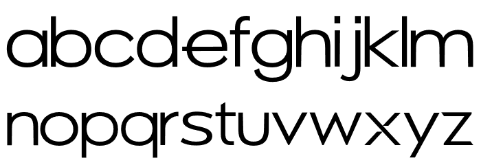 Logoplexi Font LOWERCASE