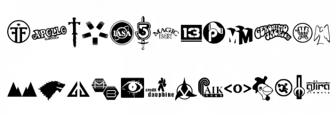 Logos I love Font OTHER CHARS