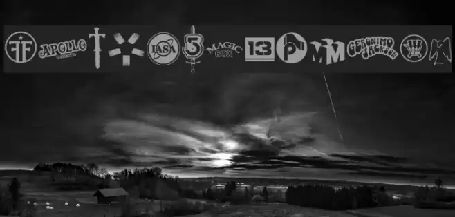 Logos I love Font examples