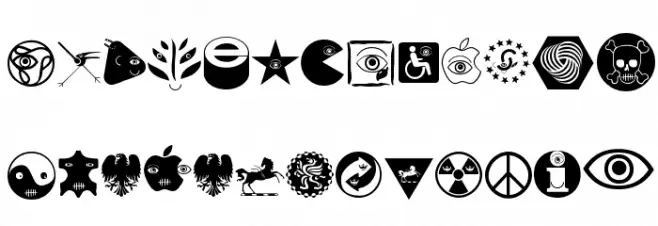 LogosLogo خط أحرف كبيرة