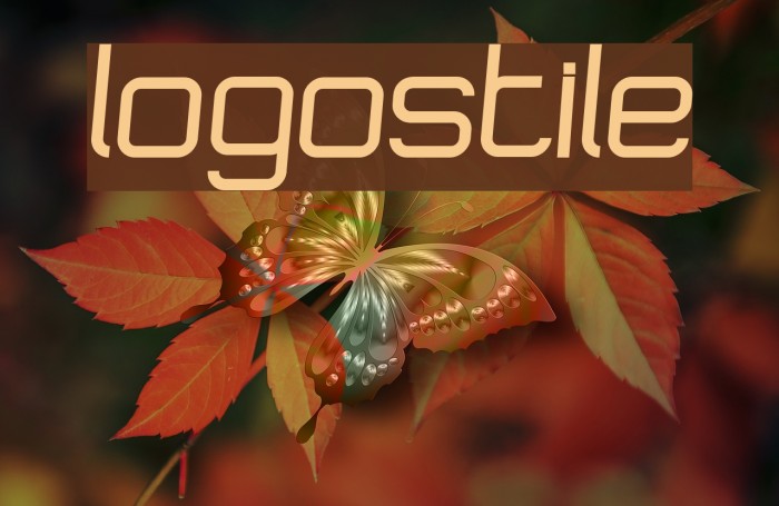 Logostile Font examples