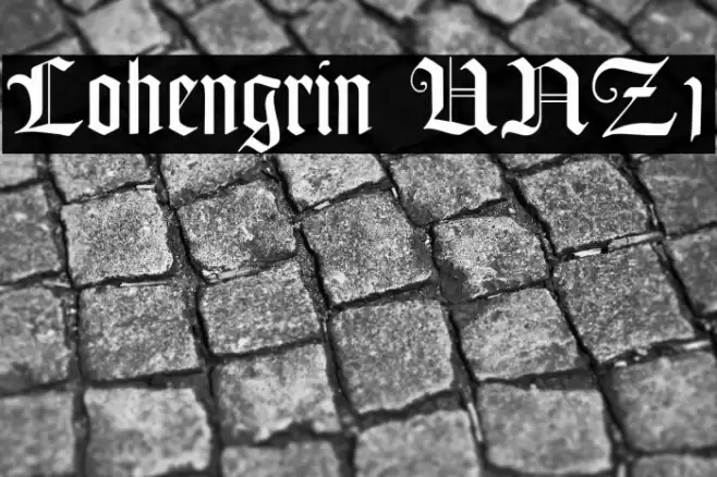 Lohengrin UNZ1 Font examples