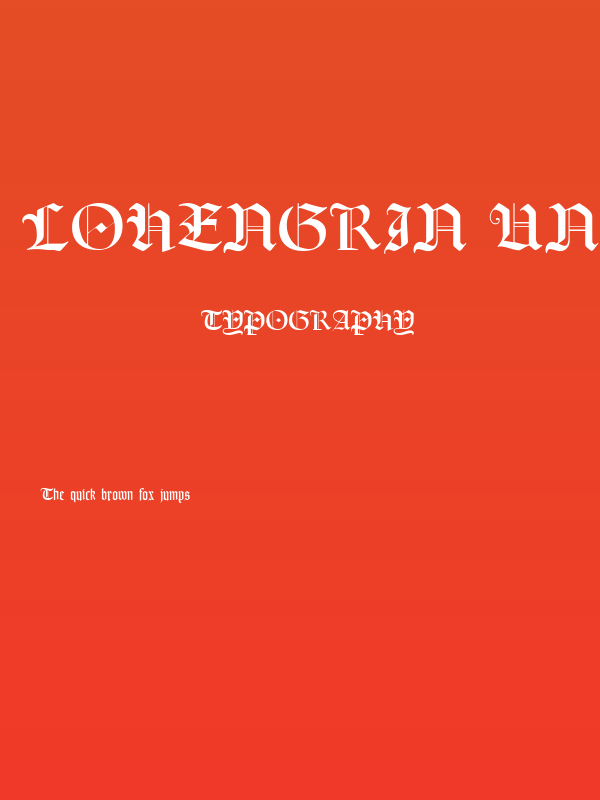 Lohengrin UNZ1 Poster