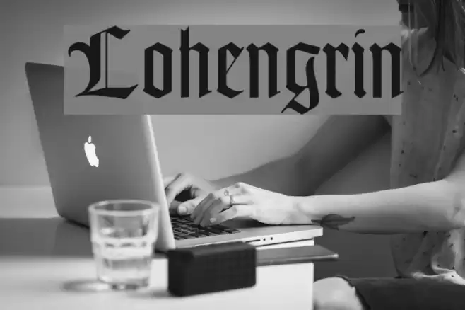Lohengrin Font examples