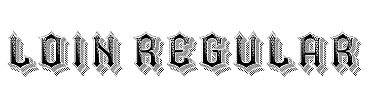 Loin Regular  Frei Schriftart Herunterladen