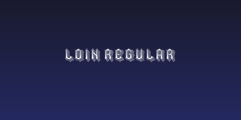 Loin Regular Social Header