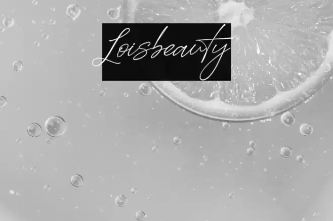 Loisbeauty Font examples