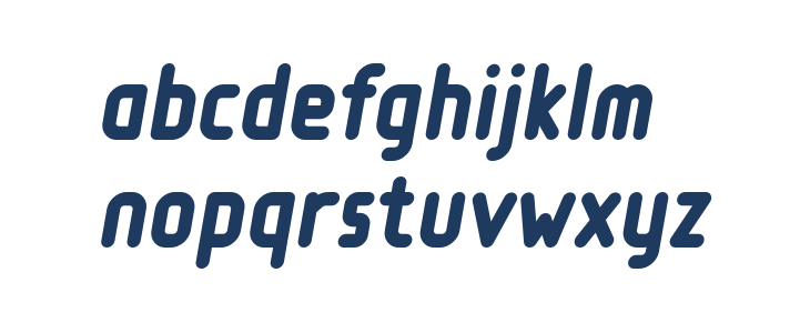 Loja Bold Italic Lowercase