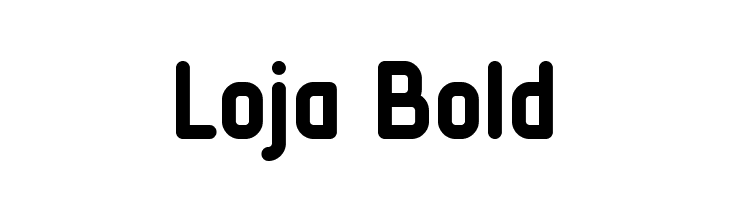 Loja Bold  font caratteri gratis