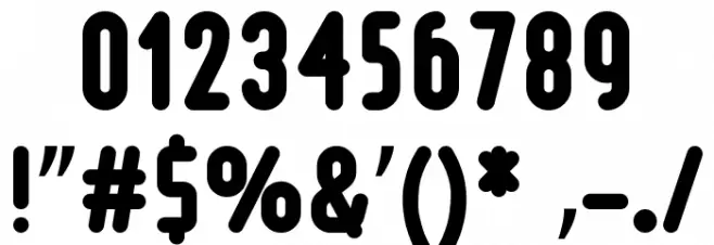 Loja Bold Font OTHER CHARS