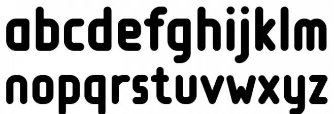 Loja Bold Schriftart Kleinbuchstaben
