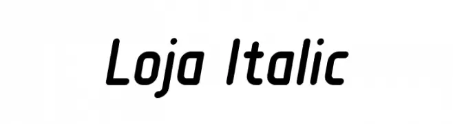 Loja Italic  Descarca Fonturi Gratis
