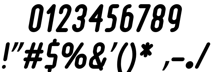 Loja Italic Font OTHER CHARS