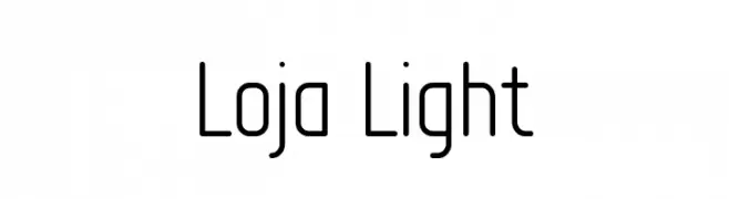 Loja Light  Descarca Fonturi Gratis