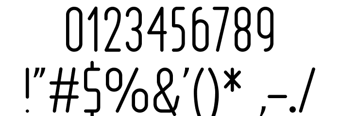 Loja Light Font OTHER CHARS