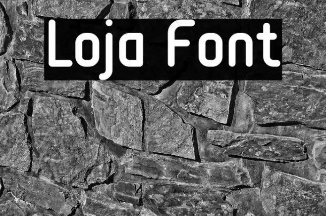 Loja Font examples