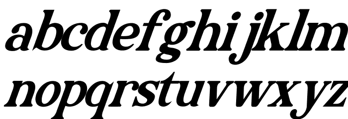 Lokey Italic Font LOWERCASE