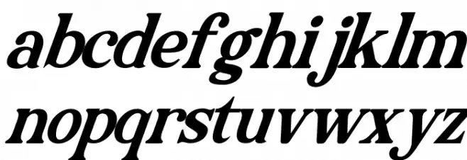 Lokey Italic 字体 小写