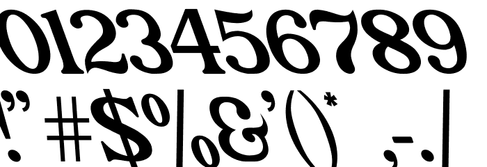 Lokey Oblique Font OTHER CHARS