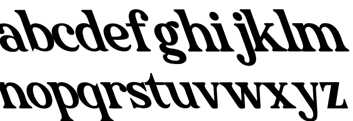Lokey Oblique Font LOWERCASE