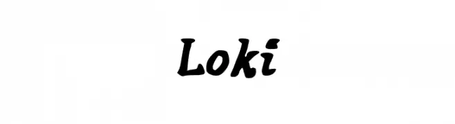 Loki  Frei Schriftart Herunterladen