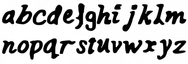 Loki Schriftart Kleinbuchstaben