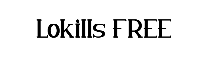 Lokills FREE  Free Fonts Download
