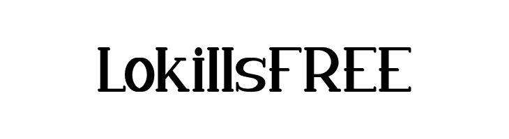 LokillsFREE  font caratteri gratis