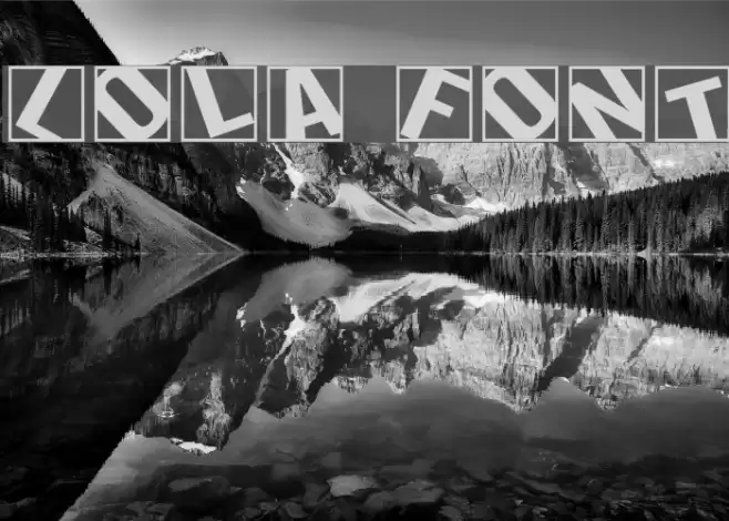 Lola Font examples