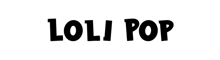 Loli Pop  font caratteri gratis