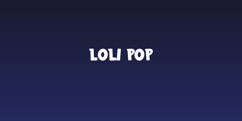 Loli Pop Social Header