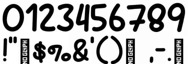 Lolicandy Font OTHER CHARS