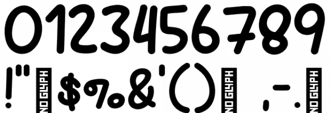 Lolicandy Font OTHER CHARS