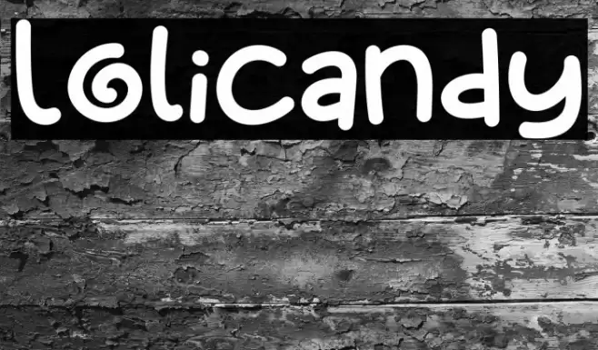 Lolicandy Font examples