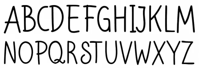 Lolipoop Schriftart Groß
