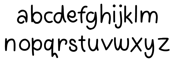Lolipoop Font LOWERCASE